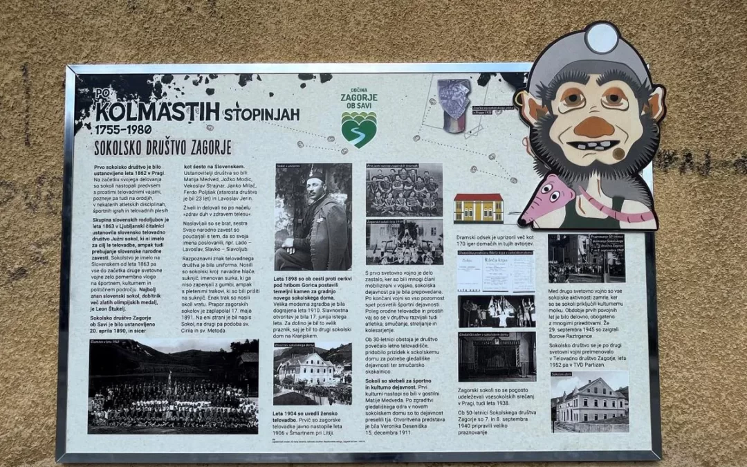 Urejena učna pot po kolmastih stopinjah