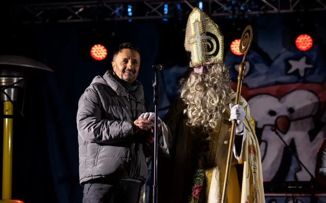 Foto: začetek veselega decembra z miklavževim prihodom