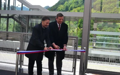 Odprtje prenovljene železniške postaje v Zagorju ob Savi