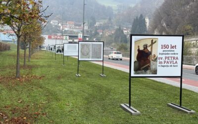 Ulična razstava ob 150-letnici posvetitve zagorske župnijske cerkve